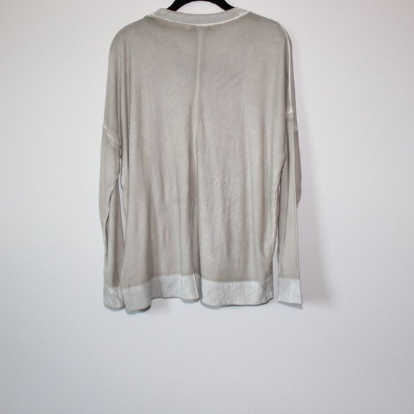 Mersea Saltwash Sweater Long Sleeve Top Oyster Beige Mer Sea Size Large H13744 - Picture 9 of 11